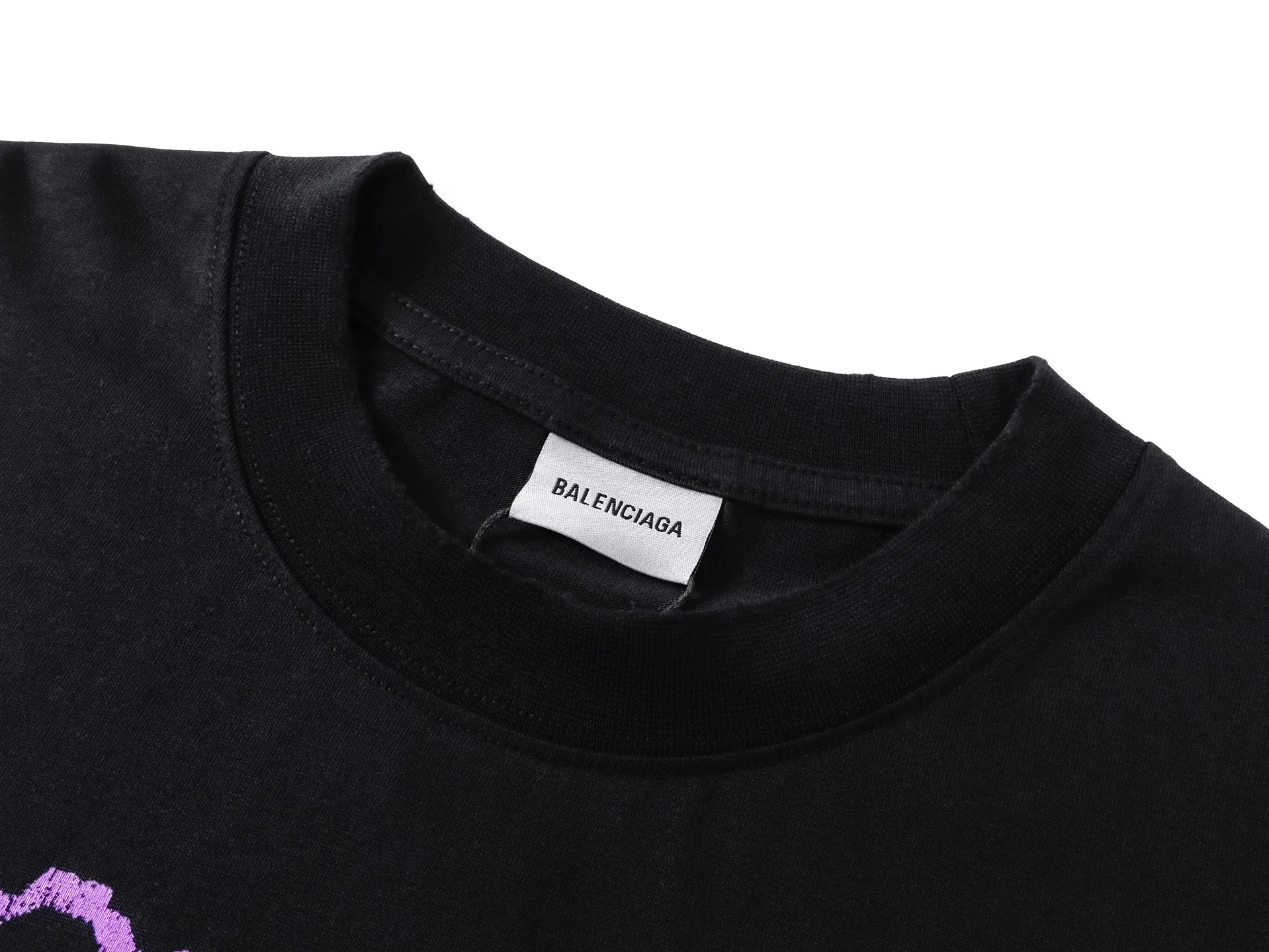 【 . Quality】BALENCI*GA/ .SS 26 New Arrival 。 LOGO T 。 Retro 。 . Authentic 。 ！ ZP 。 260 ， . ， ， 。 。 ， 。 OS . Same Style ：BL 263790 ：Black，White Size：XS S M L